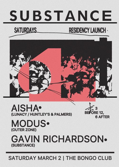 Substance event flyer