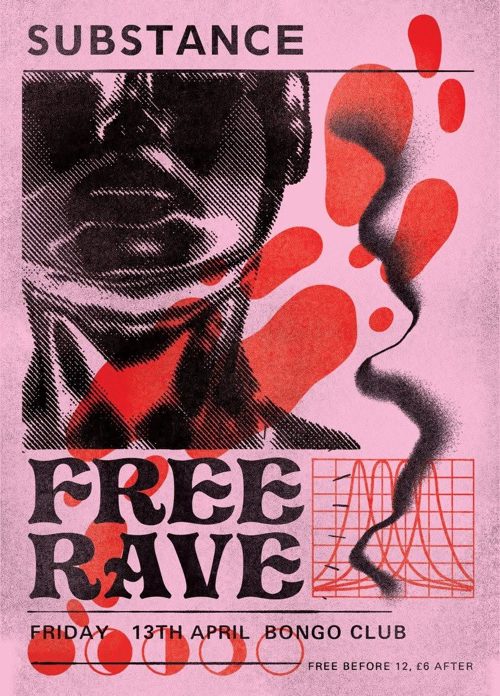 Substance event flyer