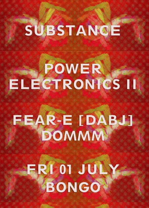 Substance event flyer