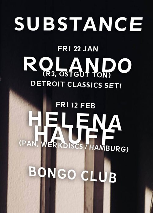 Substance event flyer