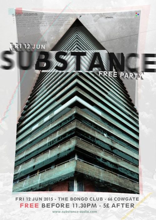 Substance event flyer