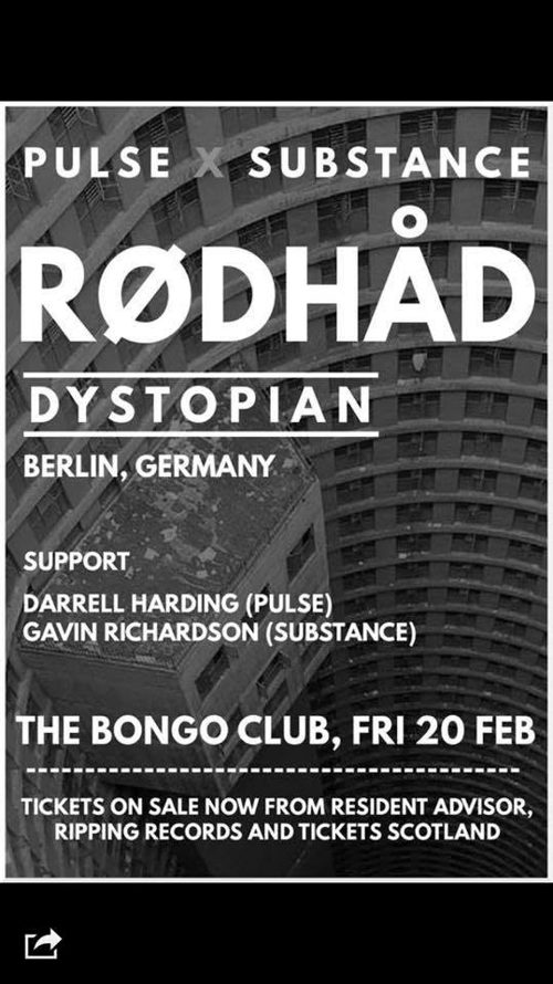 Substance event flyer