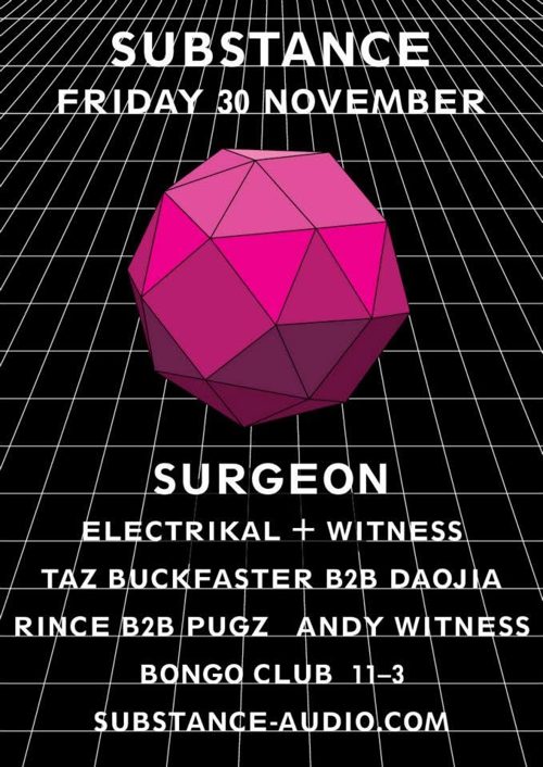Substance event flyer
