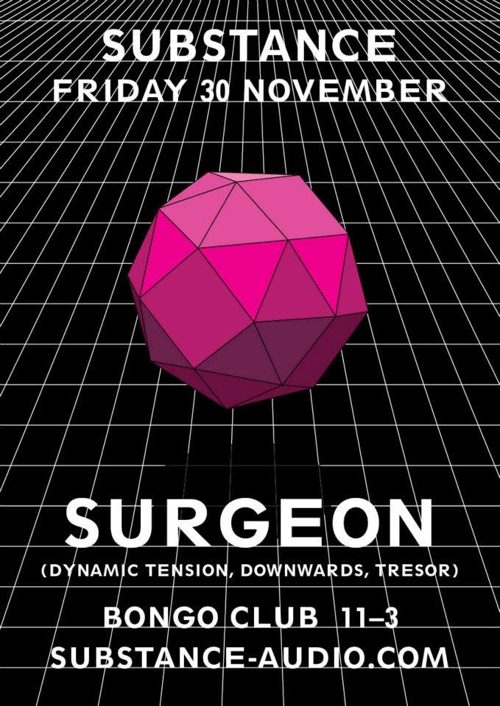 Substance event flyer