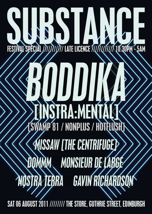 Substance event flyer