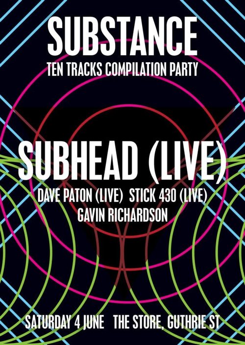 Substance event flyer