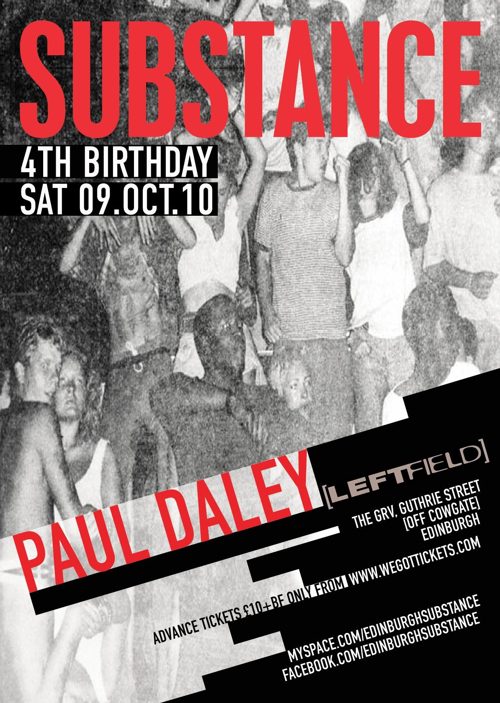 Substance event flyer