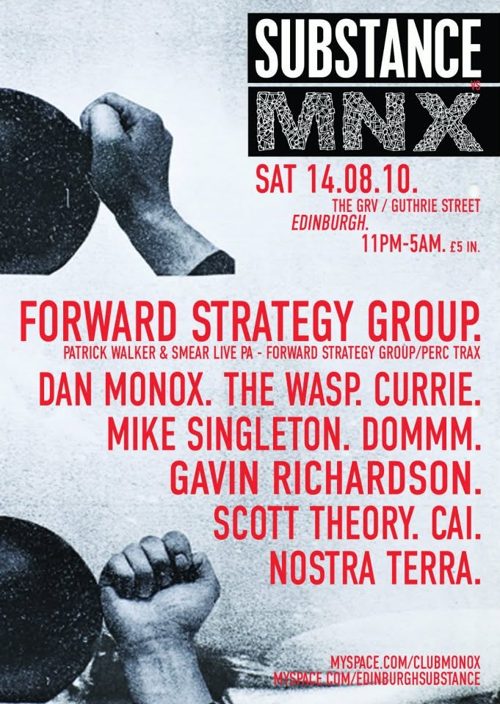 Substance event flyer