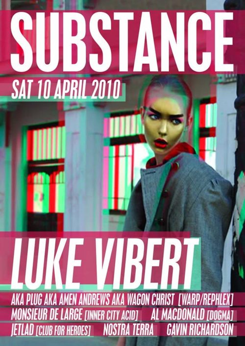 Substance event flyer