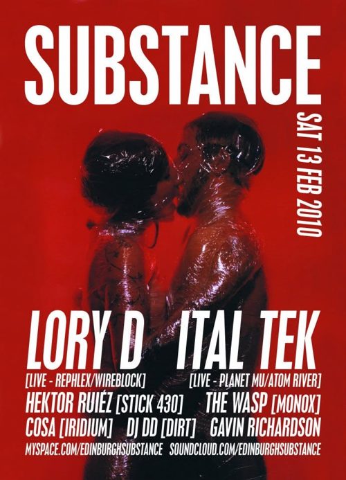 Substance event flyer