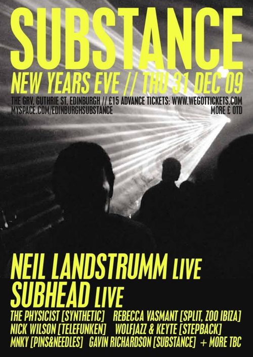 Substance event flyer