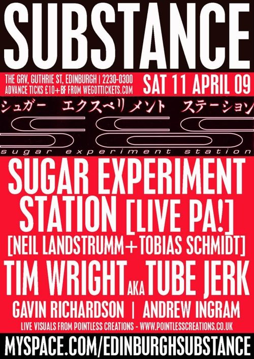 Substance event flyer