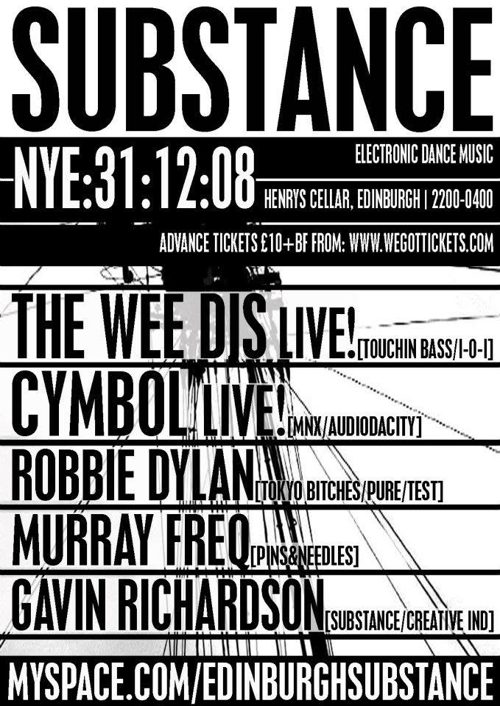 Substance event flyer