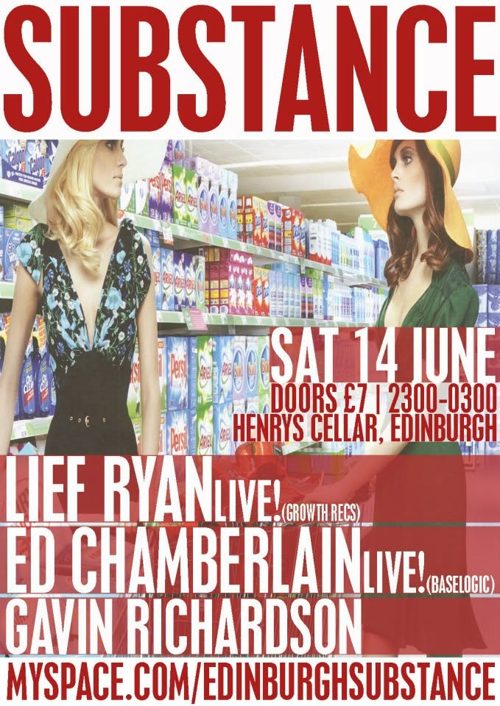 Substance event flyer