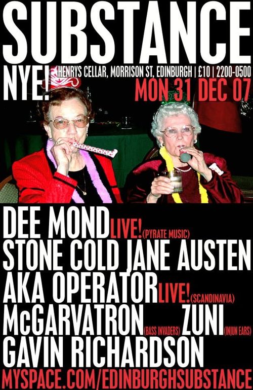 Substance event flyer