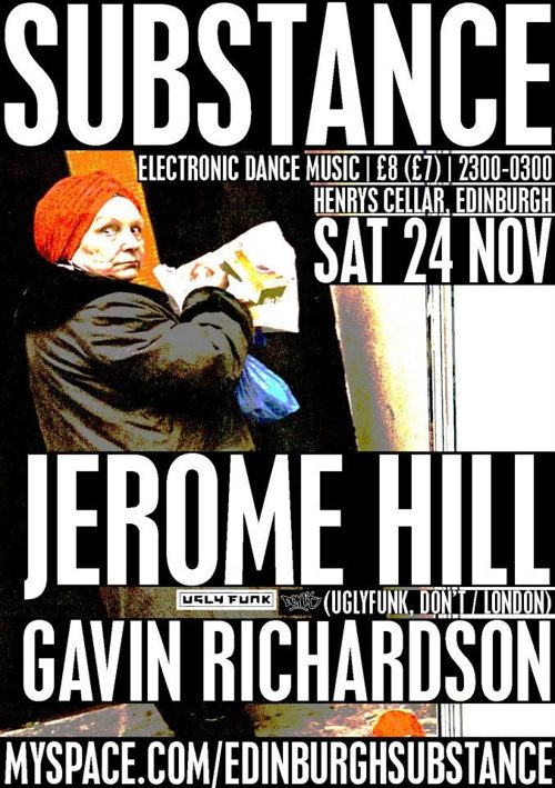 Substance event flyer