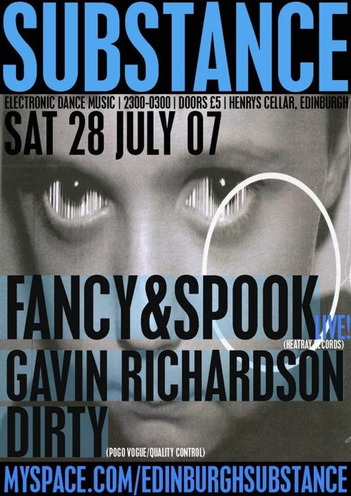 Substance event flyer