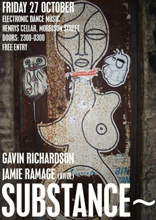 Substance event flyer